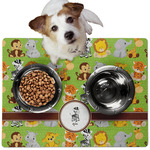 Safari Dog Food Mat - Medium w/ Name or Text