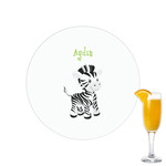 Safari Printed Drink Topper - 2.15" (Personalized)