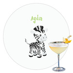 Safari Printed Drink Topper - 3.5" (Personalized)