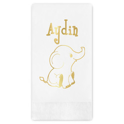 Safari Guest Napkins - Foil Stamped (Personalized)