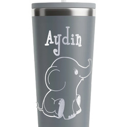 Safari RTIC Everyday Tumbler with Straw - 28oz - Grey - Single-Sided (Personalized)