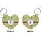 Safari Heart Keychain (Front + Back)