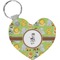 Safari Heart Keychain (Personalized)