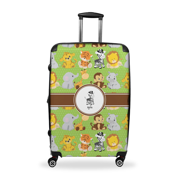 Custom Safari Suitcase - 28" Large - Checked w/ Name or Text