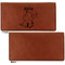 Safari Leather Checkbook Holder Front and Back Single Sided - Apvl