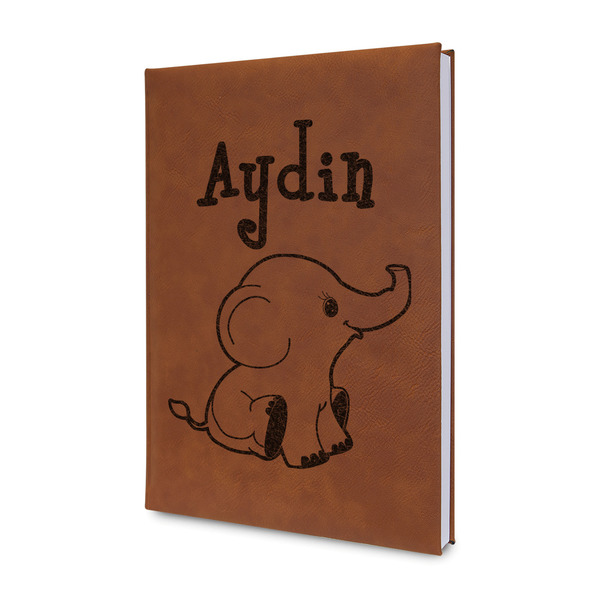 Custom Safari Leather Sketchbook - Small - Double Sided (Personalized)