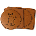 Safari Faux Leather Iron On Patch (Personalized)