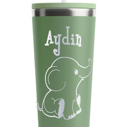 Safari RTIC Everyday Tumbler with Straw - 28oz - Light Green - Single-Sided (Personalized)