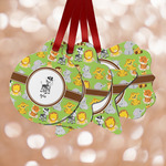 Safari Metal Ornaments - Double Sided w/ Name or Text