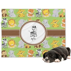 Safari Dog Blanket - Large (Personalized)