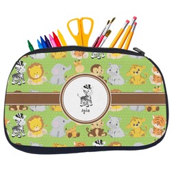 Safari Neoprene Pencil Case - Medium w/ Name or Text