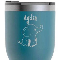 Safari RTIC Tumbler - Dark Teal - Laser Engraved - Single-Sided (Personalized)