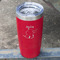 Safari Red Polar Camel Tumbler - 20oz - Angled