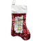 Safari Red Sequin Stocking - Front