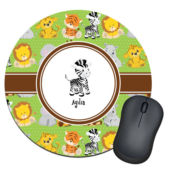 Custom Safari Round Mouse Pad (Personalized)