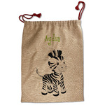 Safari Santa Sack - Front (Personalized)