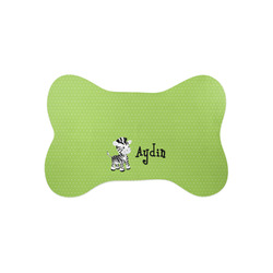 Safari Bone Shaped Dog Food Mat (Small) (Personalized)