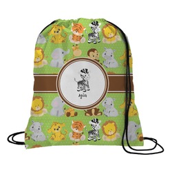 Safari Drawstring Backpack - Medium (Personalized)