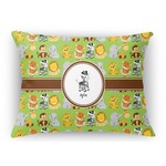 Safari Rectangular Throw Pillow Case (Personalized)