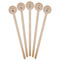 Safari Wooden 7.5" Stir Stick - Round - Fan View