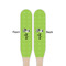 Safari Wooden Food Pick - Paddle - Double Sided - Front & Back