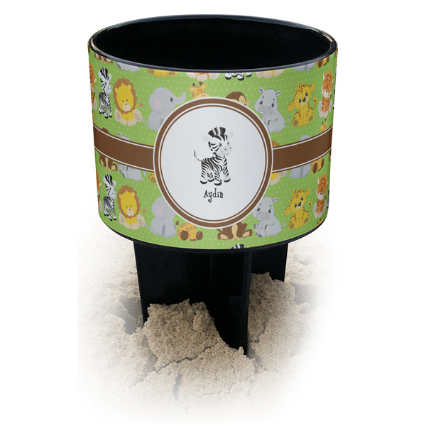 Custom Safari Black Beach Spiker Drink Holder (Personalized)