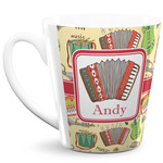 Vintage Musical Instruments 12 Oz Latte Mug (Personalized)