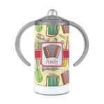 Vintage Musical Instruments 12 oz Stainless Steel Sippy Cup (Personalized)