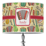 Vintage Musical Instruments Drum Lamp Shade (Personalized)