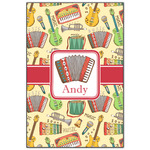 Vintage Musical Instruments Wood Print - 20x30 (Personalized)