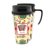 Vintage Musical Instruments Acrylic Travel Mug (Personalized)