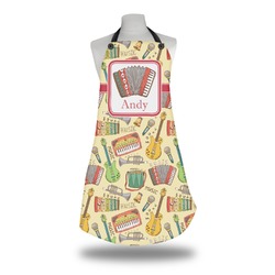 Vintage Musical Instruments Apron w/ Name or Text