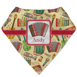 Vintage Musical Instruments Bandana Bib (Personalized)