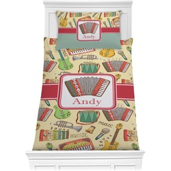 Vintage Musical Instruments Comforter Set - Twin (Personalized)