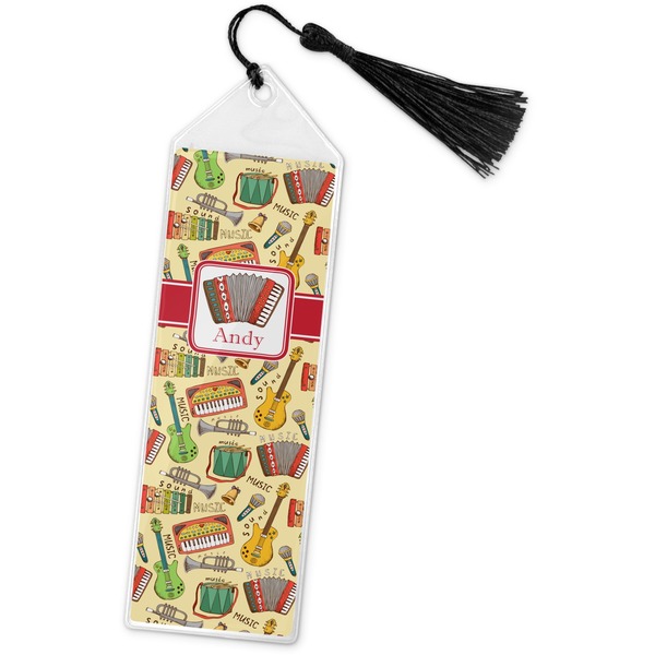 Custom Vintage Musical Instruments Book Mark w/Tassel (Personalized)