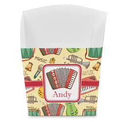 Vintage Musical Instruments French Fry Favor Boxes (Personalized)