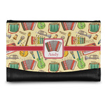 Vintage Musical Instruments Genuine Leather Women's Wallet - Small (Personalized)