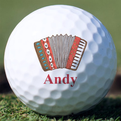 Vintage Musical Instruments Golf Balls (Personalized)