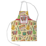 Vintage Musical Instruments Kid's Apron - Small (Personalized)