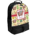 Vintage Musical Instruments Backpacks - Black (Personalized)