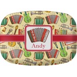 Vintage Musical Instruments Melamine Platter (Personalized)