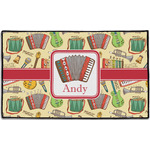 Vintage Musical Instruments Door Mat - 60"x36" (Personalized)