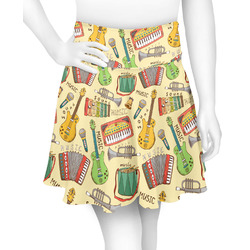 Vintage Musical Instruments Skater Skirt - Medium