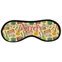 Vintage Musical Instruments Sleeping Eye Masks - Large (Personalized)