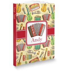 Vintage Musical Instruments Softbound Notebook - 7.25" x 10" (Personalized)