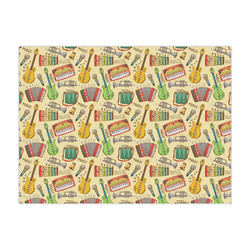 Vintage Musical Instruments Large Tissue Papers Sheets - Lightweight