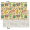 Vintage Musical Instruments Tissue Paper - Lightweight - Small - Front & Back