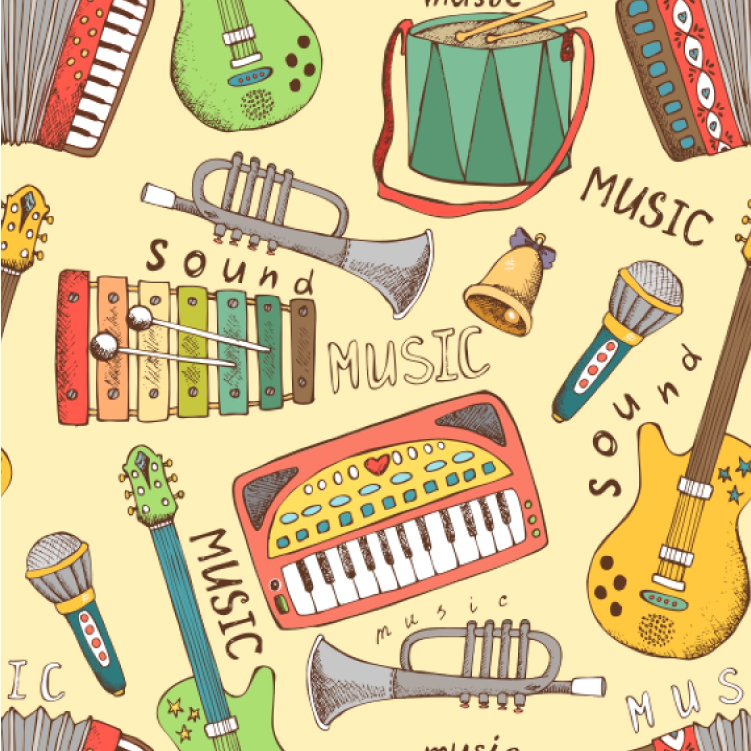 Wallpaper Alat Musik VintageWallpaper Alat Musik Vintage  