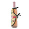 Vintage Musical Instruments Wine Bottle Apron - DETAIL WITH CLIP ON NECK