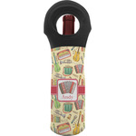 Vintage Musical Instruments Wine Tote Bag (Personalized)